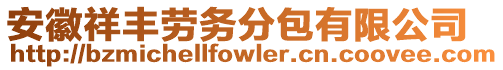 安徽祥豐勞務(wù)分包有限公司