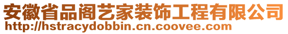 安徽省品閣藝家裝飾工程有限公司