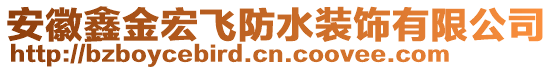 安徽鑫金宏飛防水裝飾有限公司