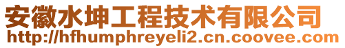 安徽水坤工程技術(shù)有限公司