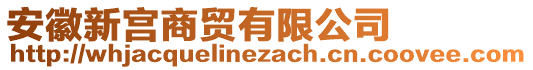 安徽新宮商貿(mào)有限公司