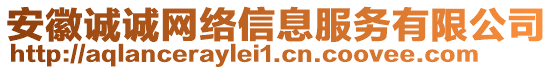 安徽誠(chéng)誠(chéng)網(wǎng)絡(luò)信息服務(wù)有限公司