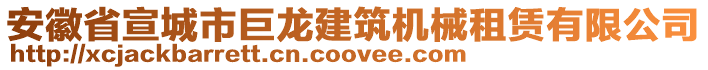 安徽省宣城市巨龍建筑機(jī)械租賃有限公司