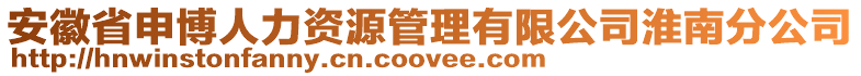 安徽省申博人力資源管理有限公司淮南分公司