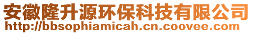 安徽隆升源環(huán)保科技有限公司