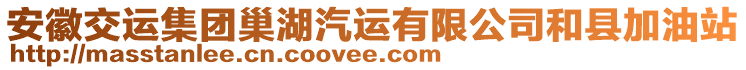 安徽交運集團巢湖汽運有限公司和縣加油站