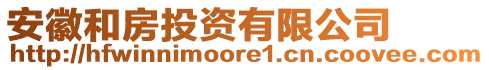 安徽和房投資有限公司