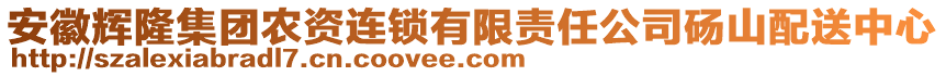 安徽輝隆集團農(nóng)資連鎖有限責任公司碭山配送中心