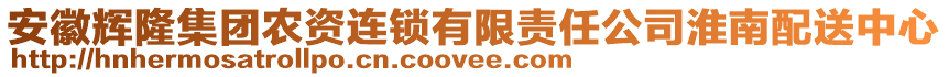 安徽輝隆集團農(nóng)資連鎖有限責任公司淮南配送中心