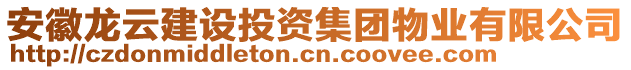 安徽龍?jiān)平ㄔO(shè)投資集團(tuán)物業(yè)有限公司