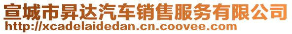 宣城市昇達(dá)汽車銷售服務(wù)有限公司