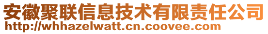 安徽聚聯(lián)信息技術(shù)有限責任公司