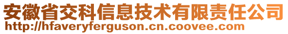 安徽省交科信息技術(shù)有限責(zé)任公司