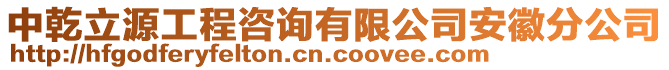 中乾立源工程咨詢有限公司安徽分公司