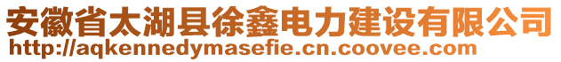 安徽省太湖縣徐鑫電力建設(shè)有限公司