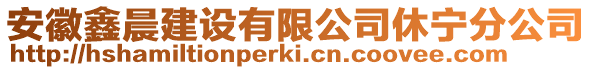 安徽鑫晨建設(shè)有限公司休寧分公司