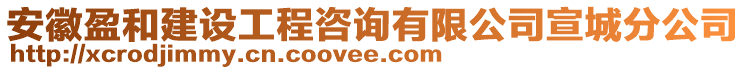 安徽盈和建設(shè)工程咨詢有限公司宣城分公司