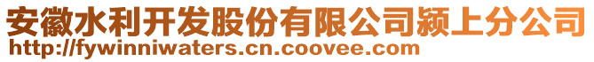 安徽水利開發(fā)股份有限公司潁上分公司