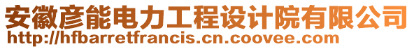 安徽彥能電力工程設(shè)計(jì)院有限公司