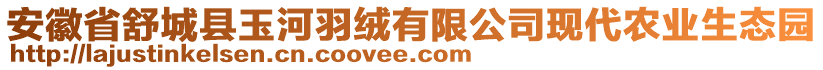 安徽省舒城縣玉河羽絨有限公司現(xiàn)代農(nóng)業(yè)生態(tài)園