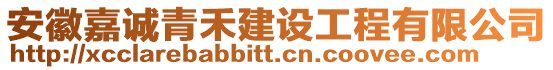 安徽嘉誠青禾建設(shè)工程有限公司