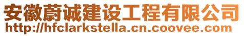 安徽蔚誠建設(shè)工程有限公司