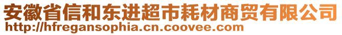 安徽省信和東進超市耗材商貿(mào)有限公司