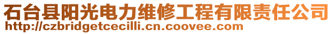 石臺縣陽光電力維修工程有限責任公司