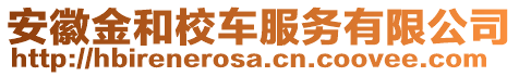 安徽金和校車服務(wù)有限公司