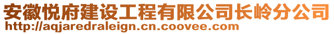 安徽悅府建設(shè)工程有限公司長嶺分公司