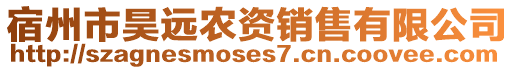 宿州市昊遠(yuǎn)農(nóng)資銷售有限公司