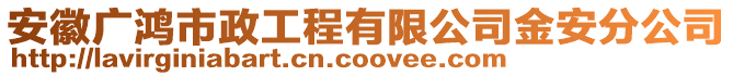 安徽廣鴻市政工程有限公司金安分公司