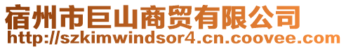 宿州市巨山商貿(mào)有限公司