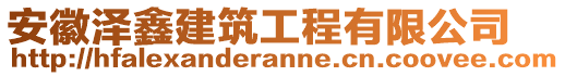 安徽澤鑫建筑工程有限公司