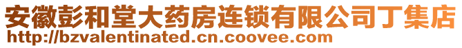 安徽彭和堂大藥房連鎖有限公司丁集店