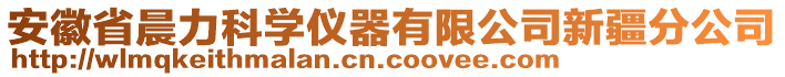 安徽省晨力科學儀器有限公司新疆分公司