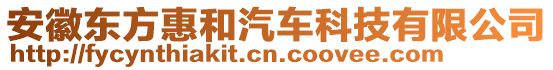 安徽東方惠和汽車科技有限公司