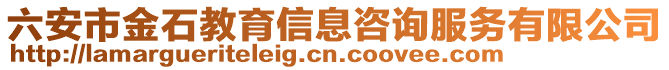 六安市金石教育信息咨詢服務(wù)有限公司