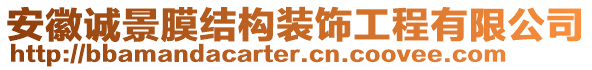 安徽誠(chéng)景膜結(jié)構(gòu)裝飾工程有限公司