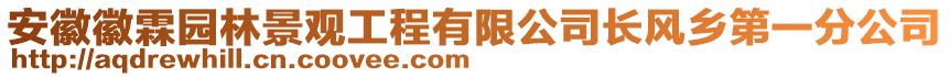 安徽徽霖園林景觀工程有限公司長風(fēng)鄉(xiāng)第一分公司