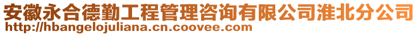 安徽永合德勤工程管理咨詢有限公司淮北分公司