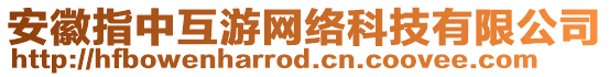 安徽指中互游網(wǎng)絡(luò)科技有限公司