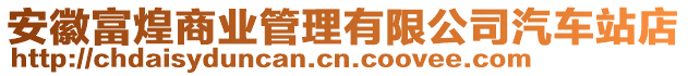 安徽富煌商業(yè)管理有限公司汽車站店