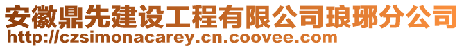 安徽鼎先建設(shè)工程有限公司瑯琊分公司