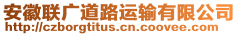 安徽聯(lián)廣道路運輸有限公司