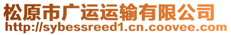 松原市廣運(yùn)運(yùn)輸有限公司