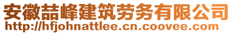 安徽喆峰建筑勞務(wù)有限公司