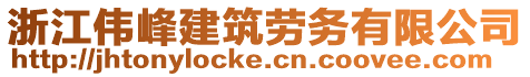 浙江偉峰建筑勞務(wù)有限公司