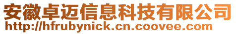 安徽卓邁信息科技有限公司