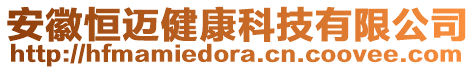 安徽恒邁健康科技有限公司